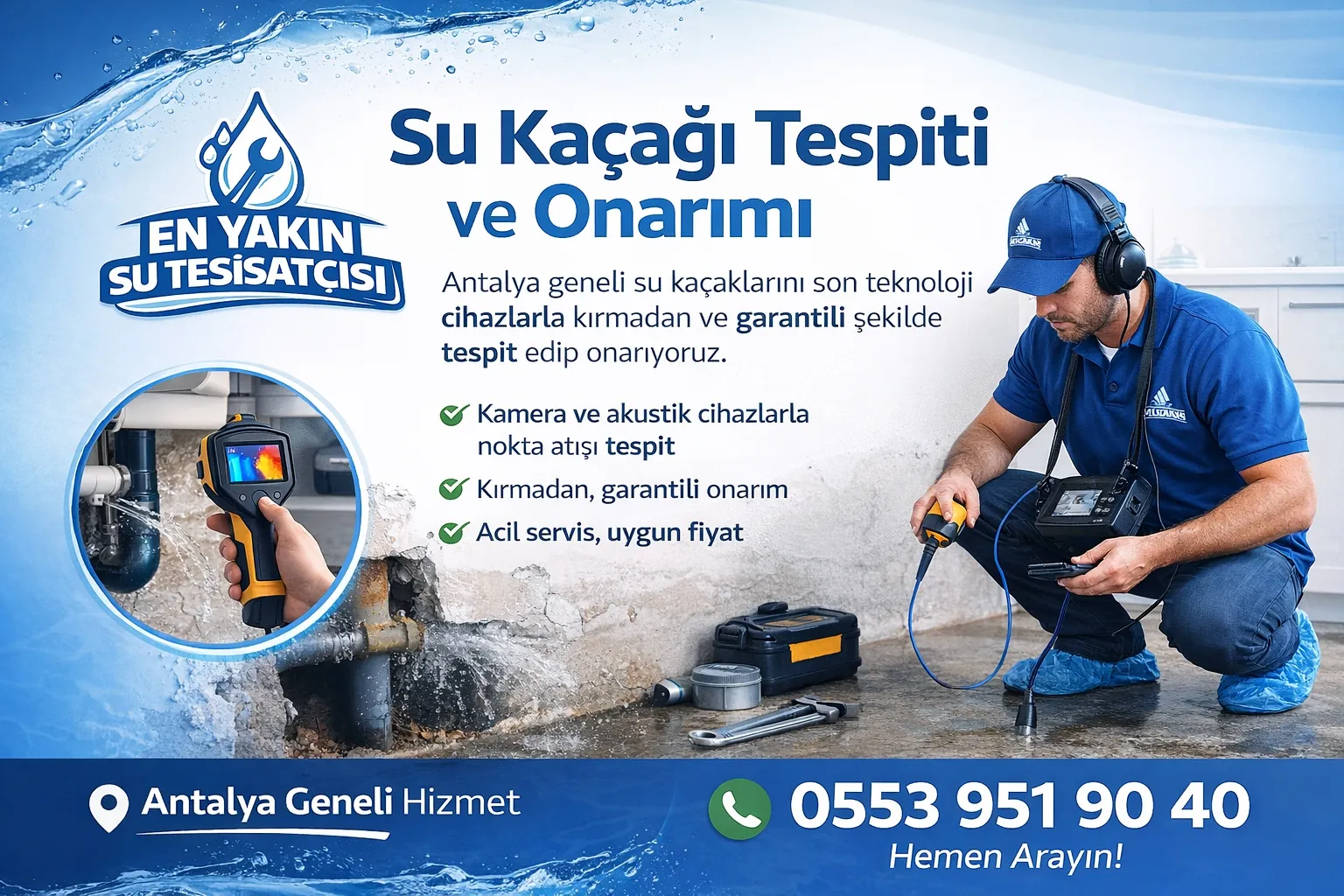 Su Kaçağı Tespiti ve Onarımı